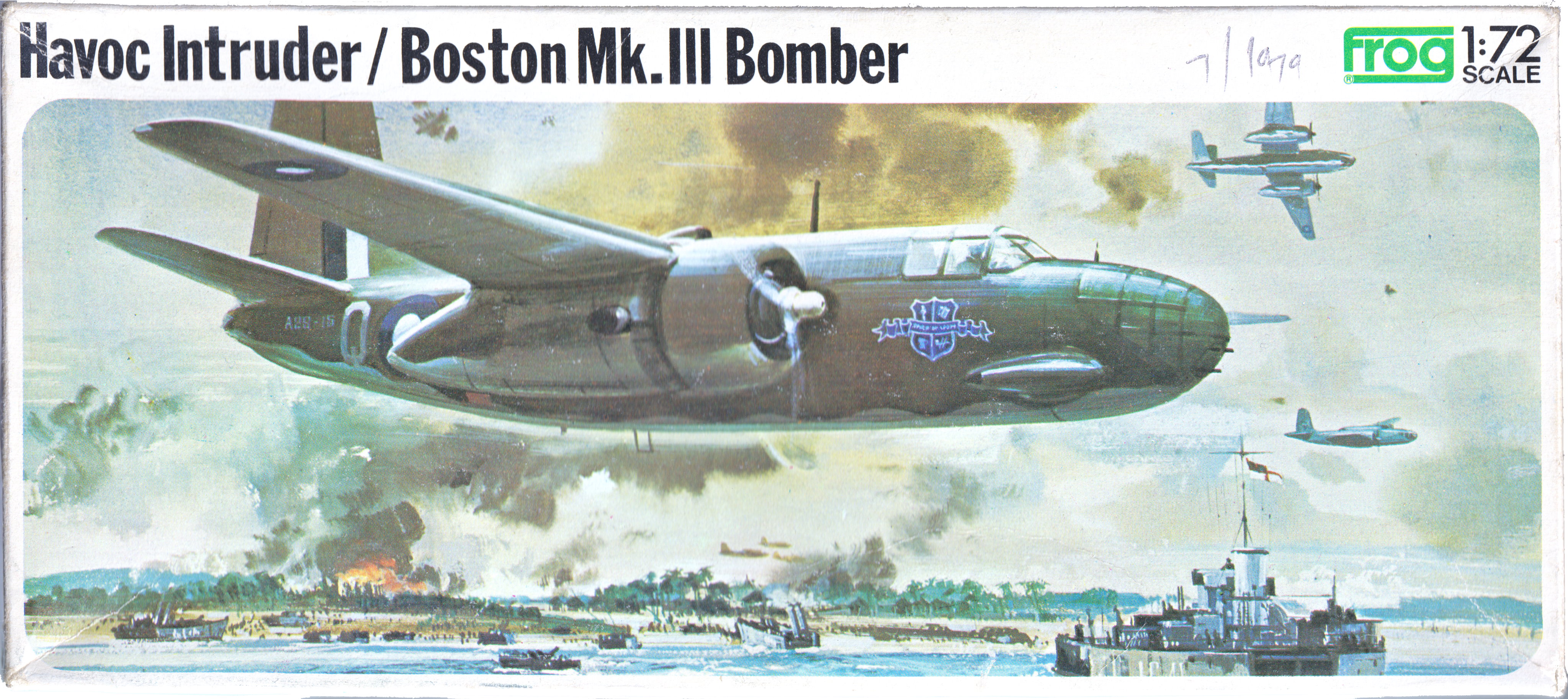 Коробка FROG F208 Havoc Intruder / Boston Mk.III Bomber
